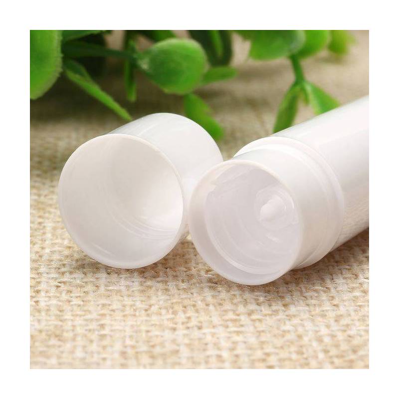 Tubos barra labial vacíos, color blanco, pack 7 unidades.