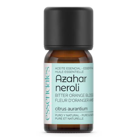 Aceite esencial de Azahar Neroli o flor de naranjo amargo, 100% puro y natural. Calidad suprema. Formato 5 y 10 ml.