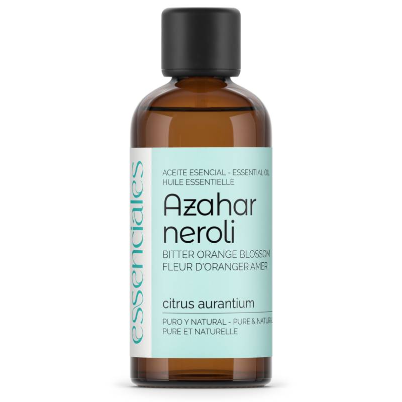 Aceite esencial de Azahar Neroli o flor de naranjo amargo, 100% puro y natural. Calidad suprema. 100 ml.