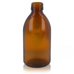 Flasche 250 ml aus bernsteinfarbenem Glas