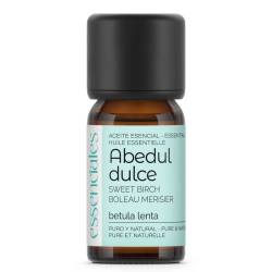 Aceite esencial de Abedul dulce, 100% puro y natural, 10 ml.