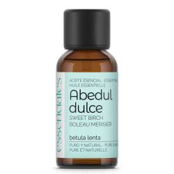 Aceite esencial de Abedul dulce, 100% puro y natural, 30 ml.