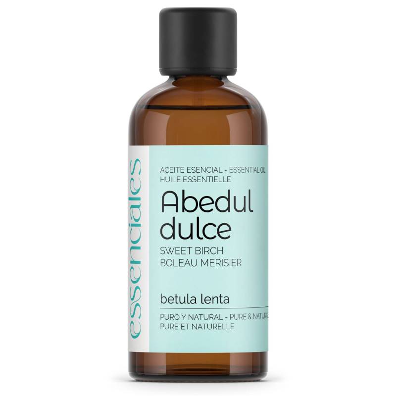 Aceite esencial de Abedul dulce, 100% puro y natural, 100 ml.