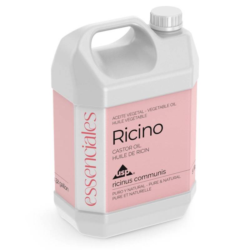 Aceite virgen de Ricino, 100% natural - Calidad superior, 5 litros