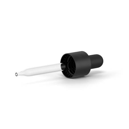 Tapão pipeta dosadora para garrafas de 30 ml, Din18 410.