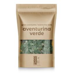 Cristais de Aventurina Verde - 80g de Pedra Verde 100% Natural, Pare de Se Sentir Mal