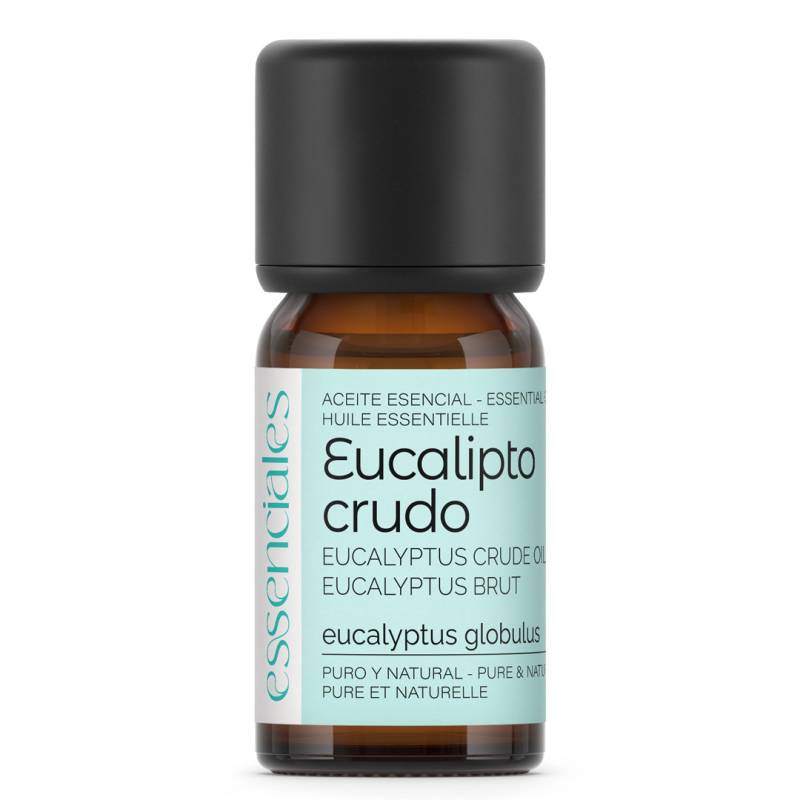 Aceite esencial de Eucalipto, crudo (sin fraccionar), 100% puro y natural, 10 ml.