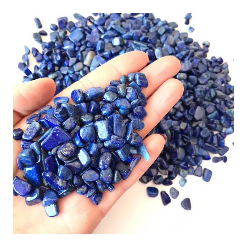 Grava de Lápis-lazúli - 80g 100% Natural ¡Afasta a má energia!