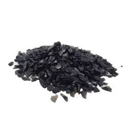Cristais de Obsidiana negra - 80g - Supera qualquer desafio
