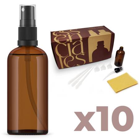 Bottiglia 100 ml con nebulizzatore x 10