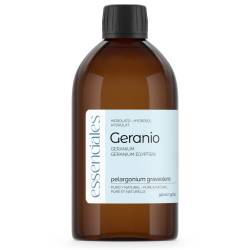 Agua de Geranio, hidrolato 100% puro y natural, 500 ml.