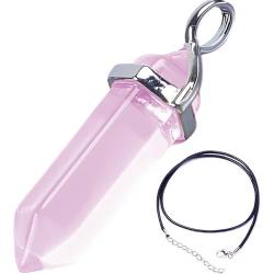 Pendentif en Quartz Rose pour la Guérison Émotionnelle