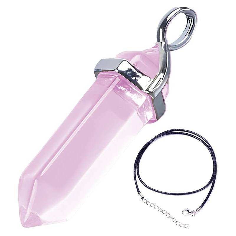 Colar de Quartzo Rosa para Cura Emocional