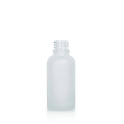 Flasche 30 ml aus mattiertem Glas - Zertifizierte Qualität
