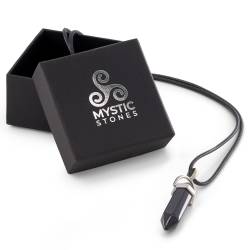 Colgante aus Schwarzem Obsidian - Natürlicher Stein Energetischer Schutz