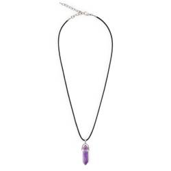 Amethyst natural healing stone pendant.