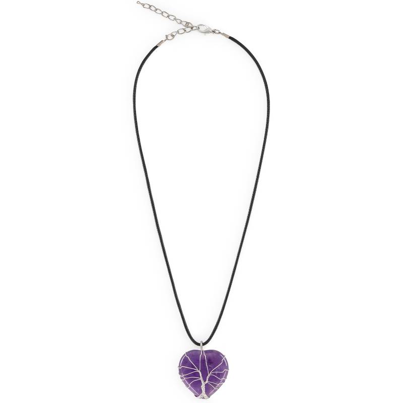 Amethyst-Herzanhänger - Natürliche Energiesteine