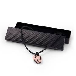 Handcrafted Stone Pendant – Rose Quartz