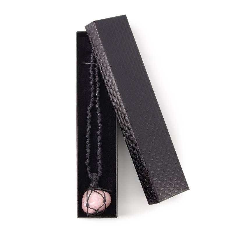 Colgante artisanal de créateur - Quartz rose