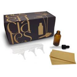 30ml Amber Glass Bottle Pack + Pipette Dropper Cap (20 sets)