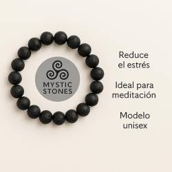 Bracelet de perles Pierre Volcanique