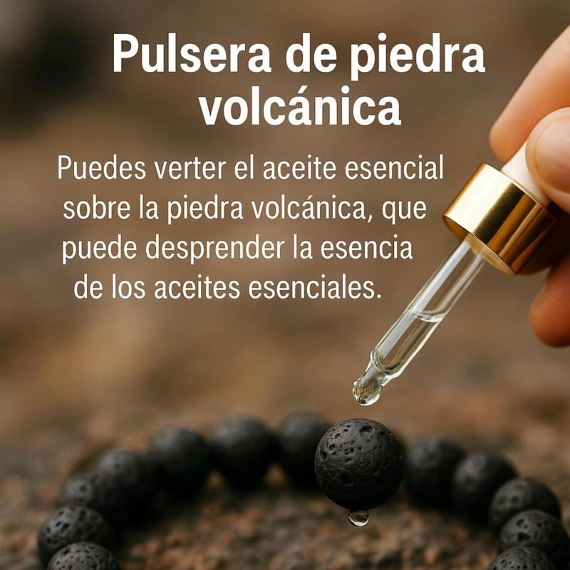 Bracelet de perles Pierre Volcanique