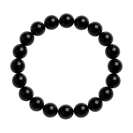 Pulsera de cuentas Obsidiana Negra