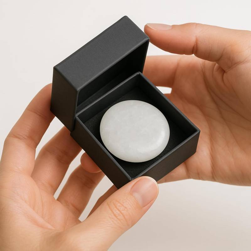 Piedra plana Cuarzo Blanco