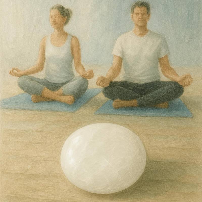 Piedra plana Cuarzo Blanco