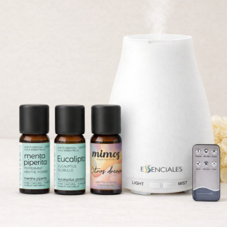 Pack de Aceites Esenciales de Citrus Dream, Menta Piperita y Eucalipto