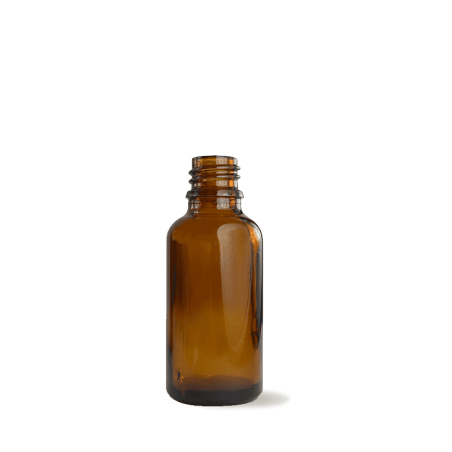 30ml Bottle - Glass - Amber Color