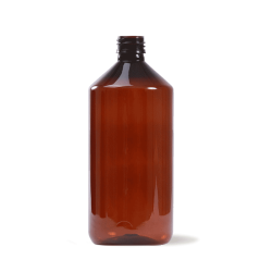 Botella 1 litro - plástico ámbar