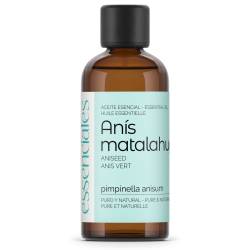 Aceite esencial de Anís Matalahúva, 100% puro y natural, 100 ml.