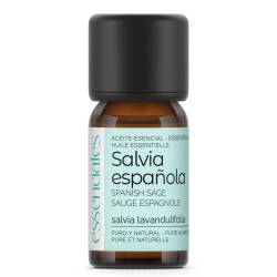 Aceite esencial de Salvia española, 100% puro y natural, 10 ml.