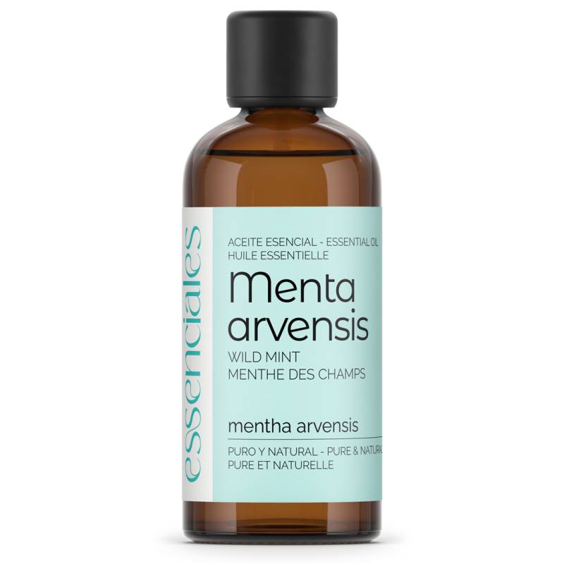 Aceite esencial de Menta Arvensis, de campo o Menta japonesa, 100% puro y natural, 100 ml.