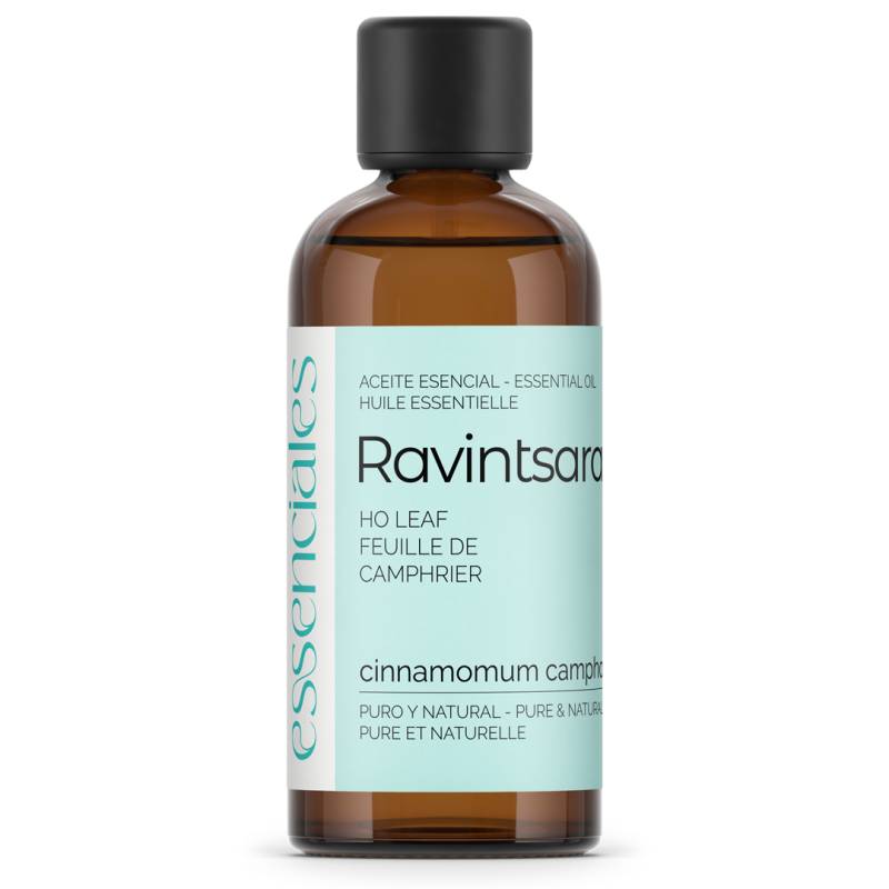 Aceite esencial de Ravintsara, 100% puro y natural, 100 ml.