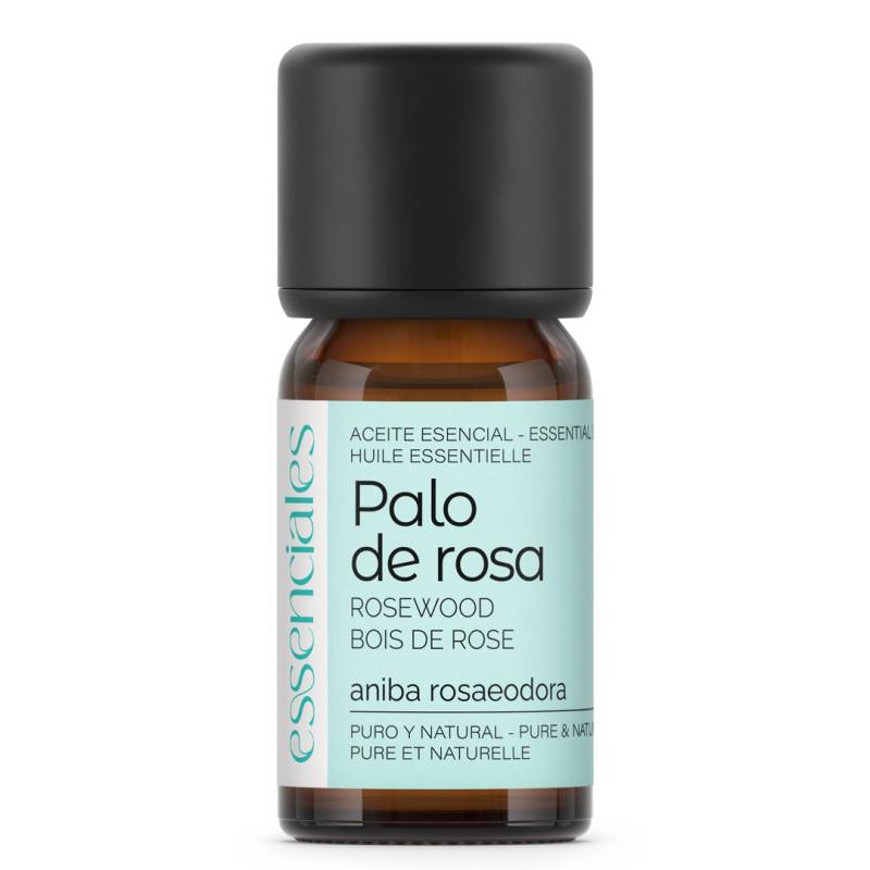 Aceite esencial de Palo de Rosa, 100% puro y natural, 10 ml.
