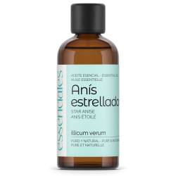 Aceite esencial de Anís estrellado o badiana, 100% puro y natural, 100 ml.