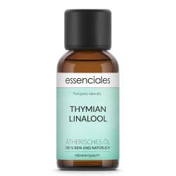 Aceite esencial de Tomillo linalol, 100% puro y natural, 30 ml.