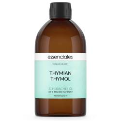 Aceite esencial de Tomillo timol, 100% puro y natural, 500 ml.