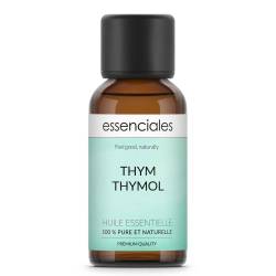 Aceite esencial de Tomillo timol, 100% puro y natural, 30 ml.