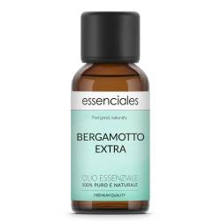Aceite esencial de Bergamota Extra (entera, sin fraccionar), 100% puro y natural, 30 ml.
