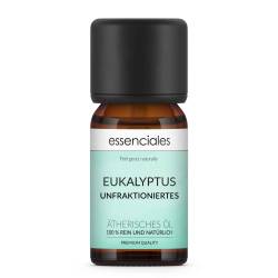 Aceite esencial de Eucalipto, crudo (sin fraccionar), 100% puro y natural, 10 ml.