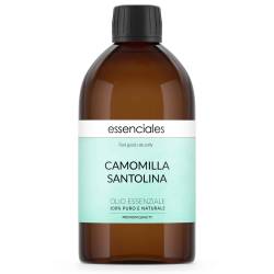 Aceite esencial de Manzanilla Santolina, 100% puro y natural, 500 ml.