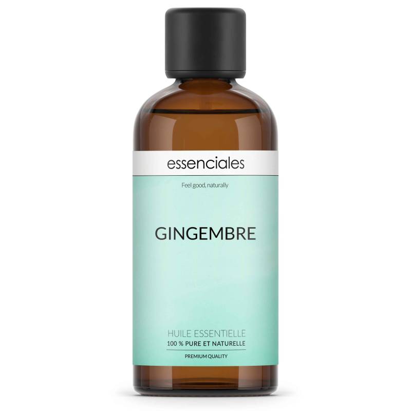 Aceite esencial de Jengibre, 100% puro y natural, 100 ml.