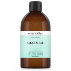 Aceite esencial de Jengibre, 100% puro y natural, 500 ml.