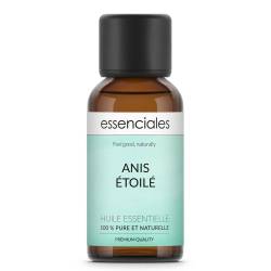 Aceite esencial de Anís estrellado o badiana, 100% puro y natural, 30 ml.
