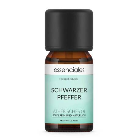 Aceite esencial de Pimienta negra, 100% puro y natural, 10 ml.