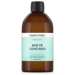 Aceite esencial de Baya de Enebro, 100% puro y natural,  500 ml.