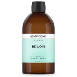 Huile essentielle de Benjoin, 100% pure et naturelle, 500 ml.